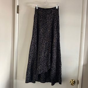 Floral Maxi Wrap skirt